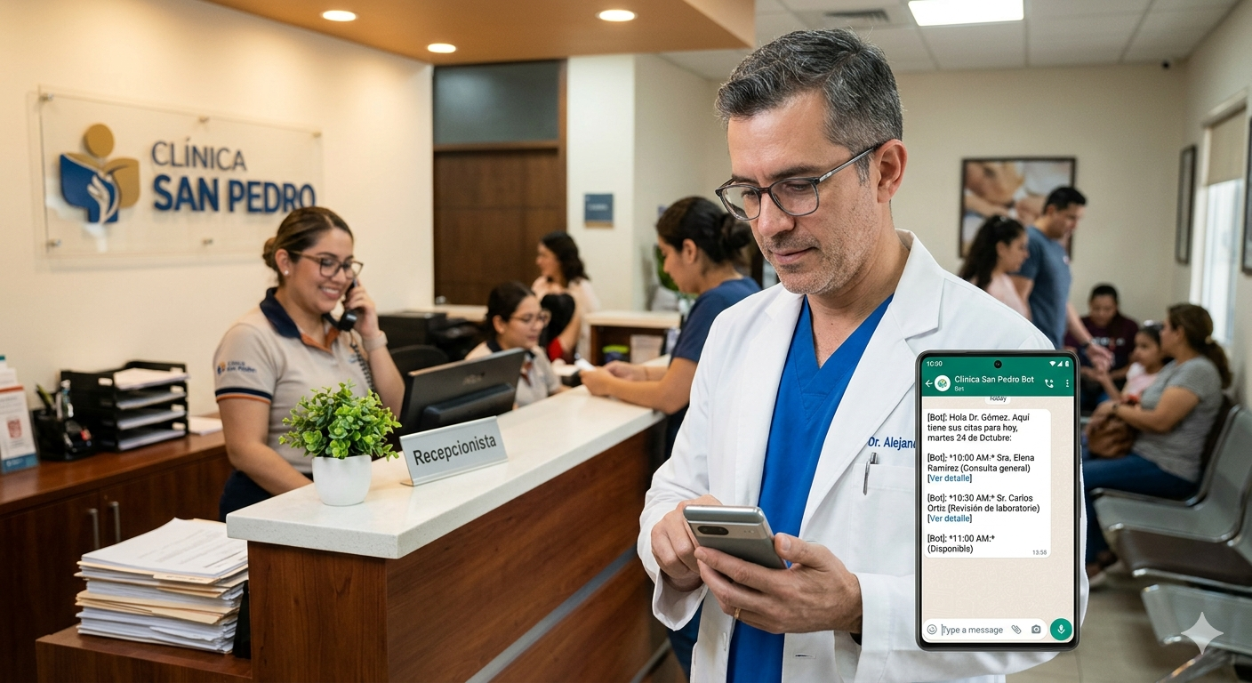 Panel de NexoraSuite para gestión de citas en clínicas