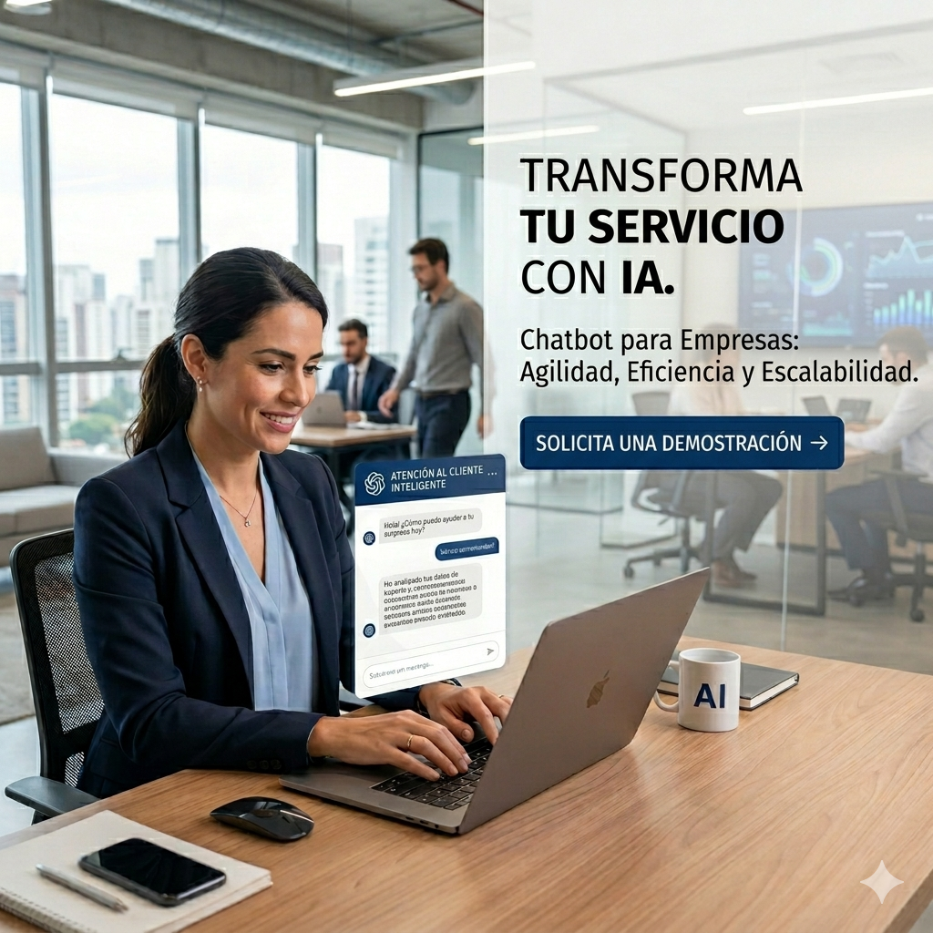 Chatbot para empresas de servicios captando leads automáticamente por WhatsApp