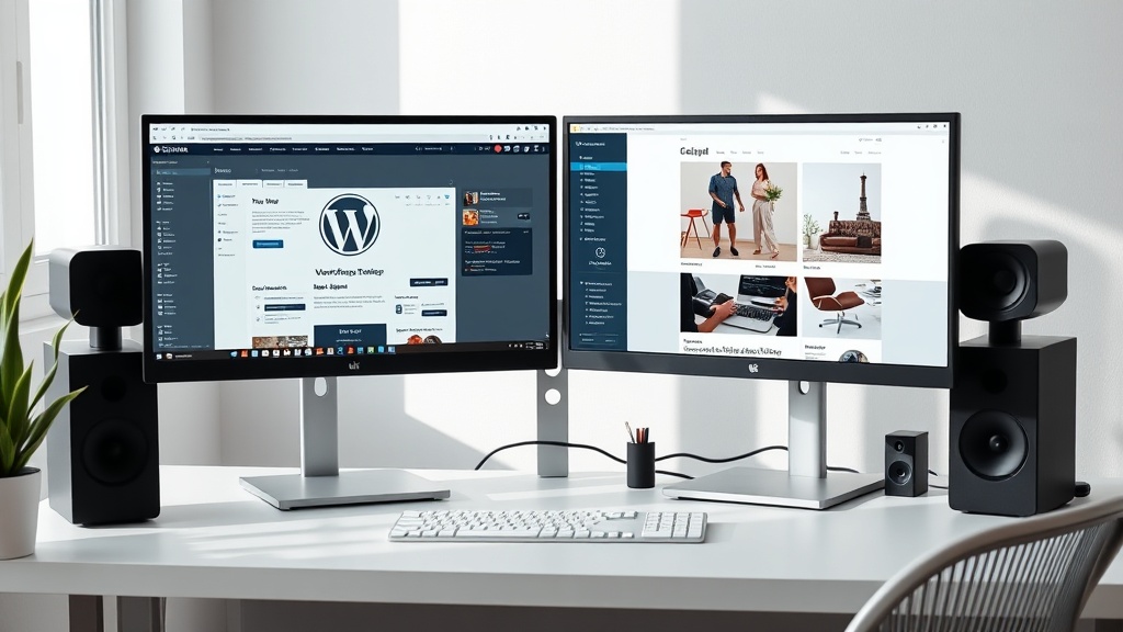 Desarrollador trabajando en WordPress a medida en España