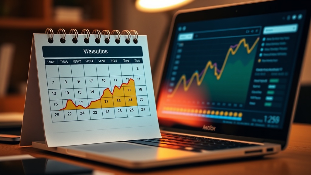 Calendario y analítica mostrando el proceso de cuánto tarda el SEO en dar resultados