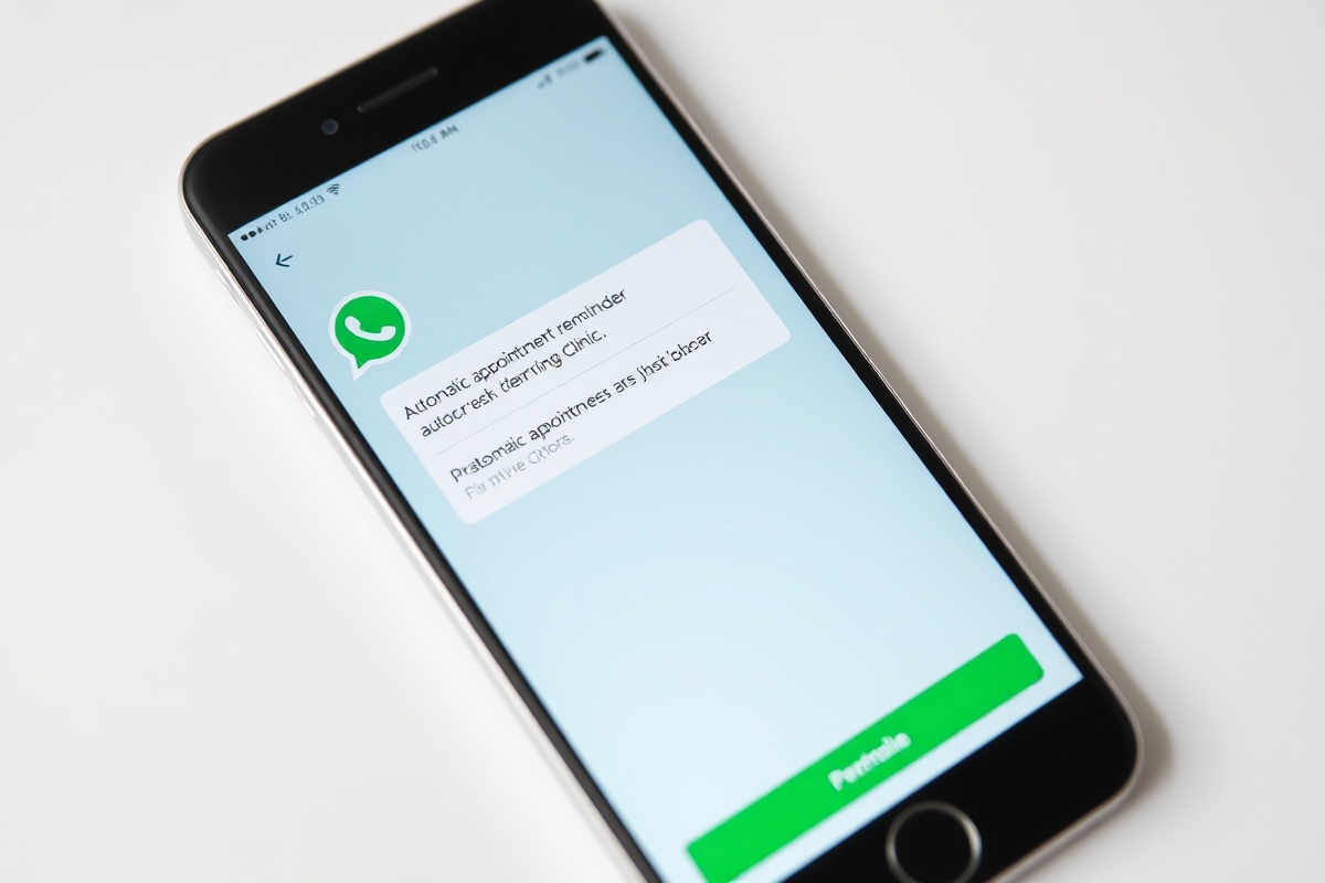 Recordatorio automático de cita médica por WhatsApp