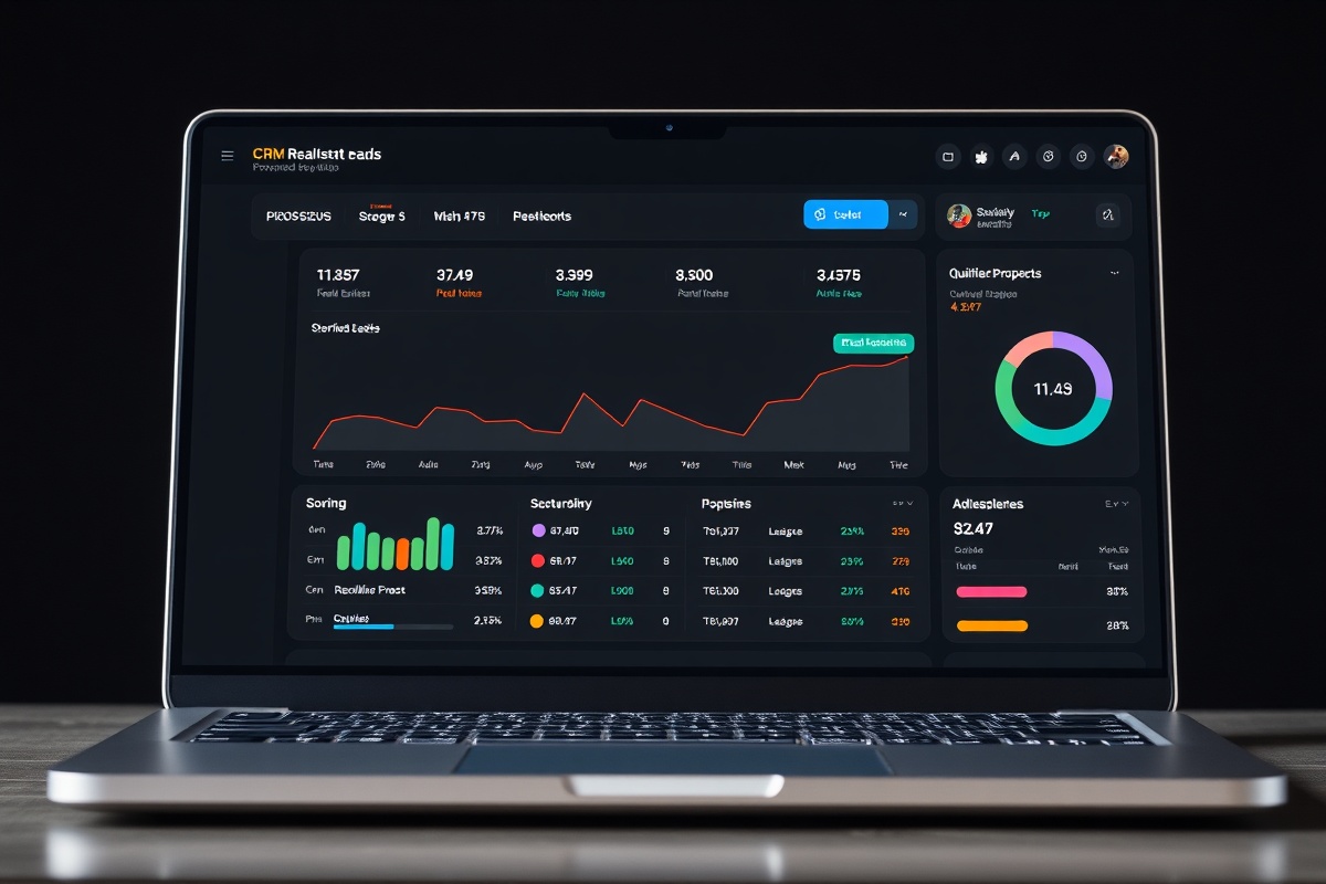 CRM inmobiliario con leads cualificados automáticamente por agente IA