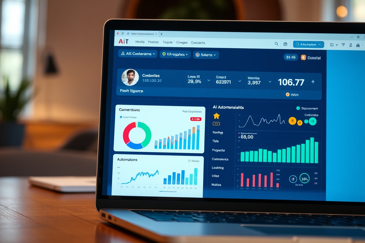 Dashboard de automatización con agente IA para empresas en Valencia