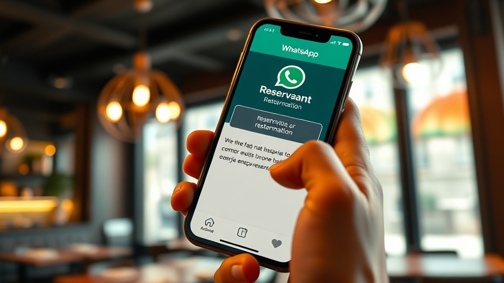 Chatbot restaurante Barcelona funcionando en WhatsApp con confirmación automática de reserva en pantalla
