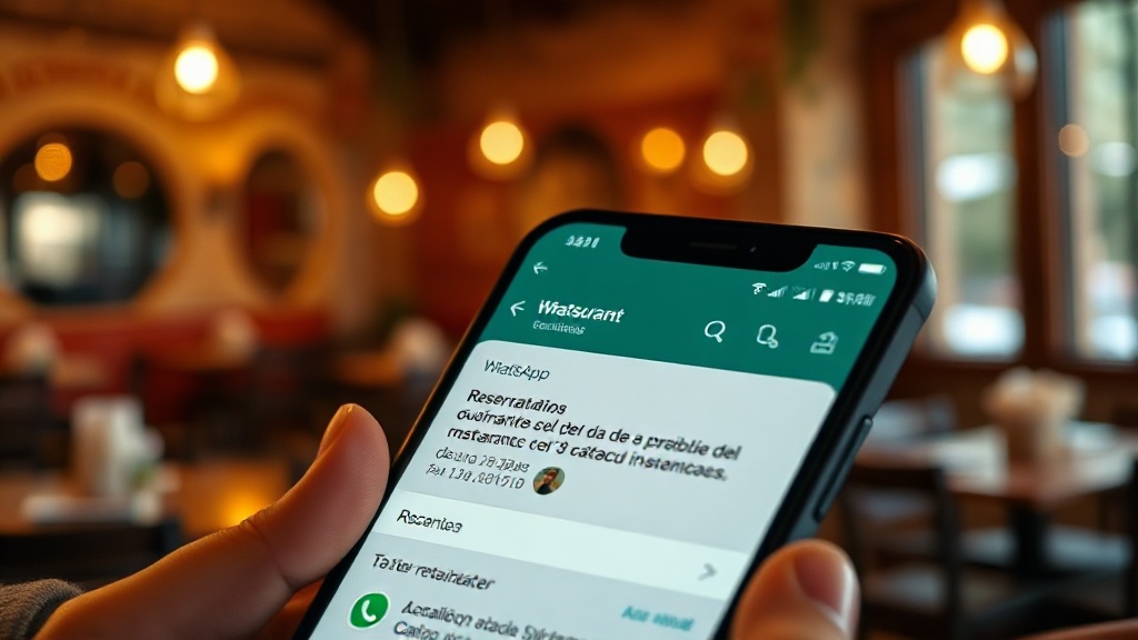 Chatbot restaurante Madrid funcionando en WhatsApp con confirmación automática de reserva en pantalla