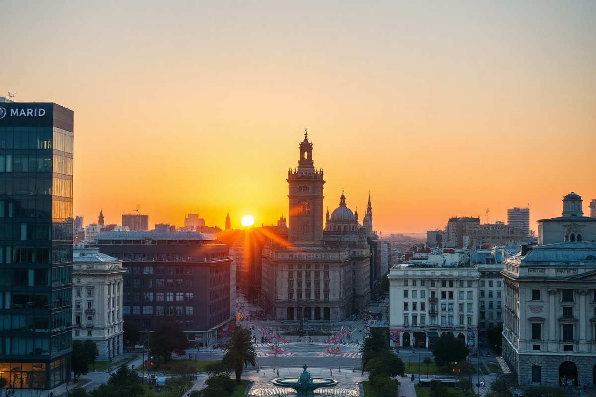 Madrid skyline - desarrollo web para empresas en Madrid