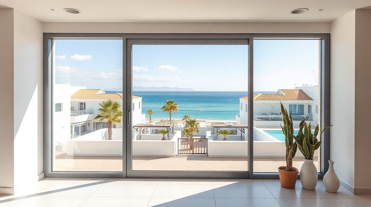 Automatización IA inmobiliaria Alicante: oficina con vista al mar