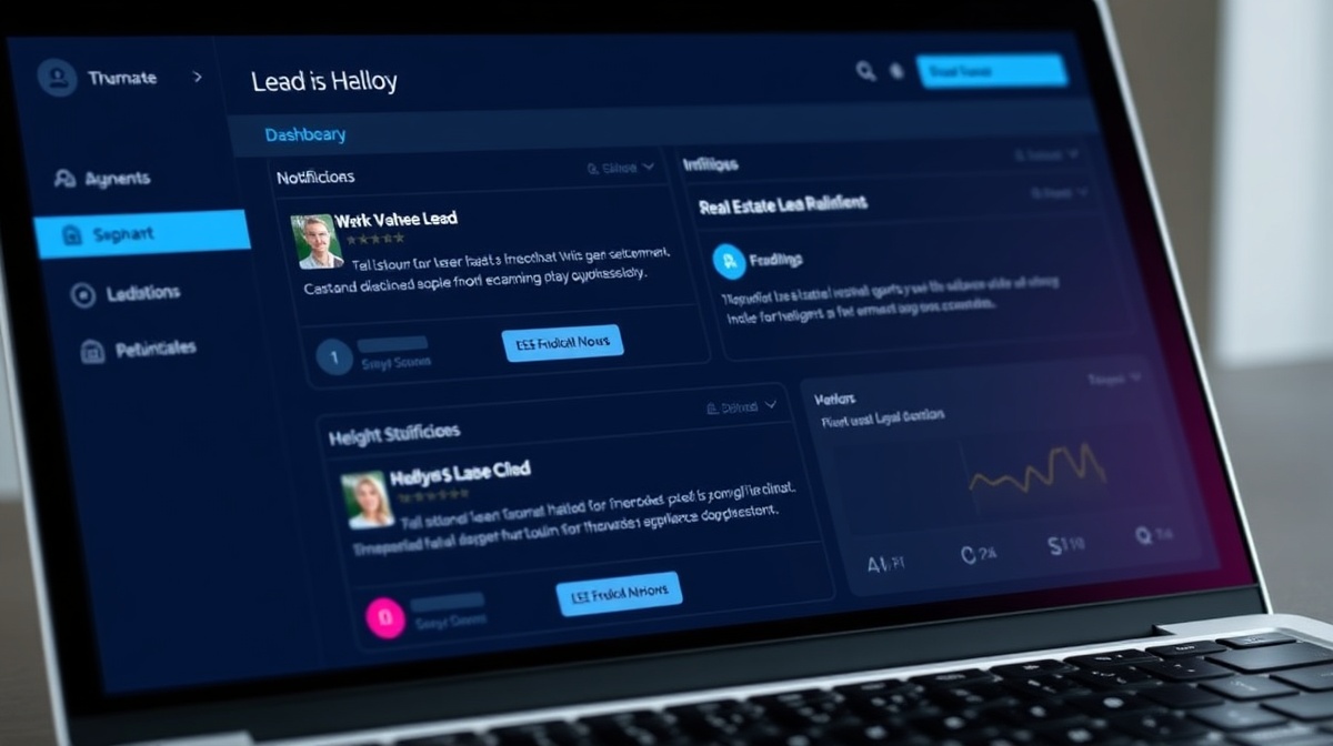 Dashboard de gestión de leads inmobiliarios en temporada alta