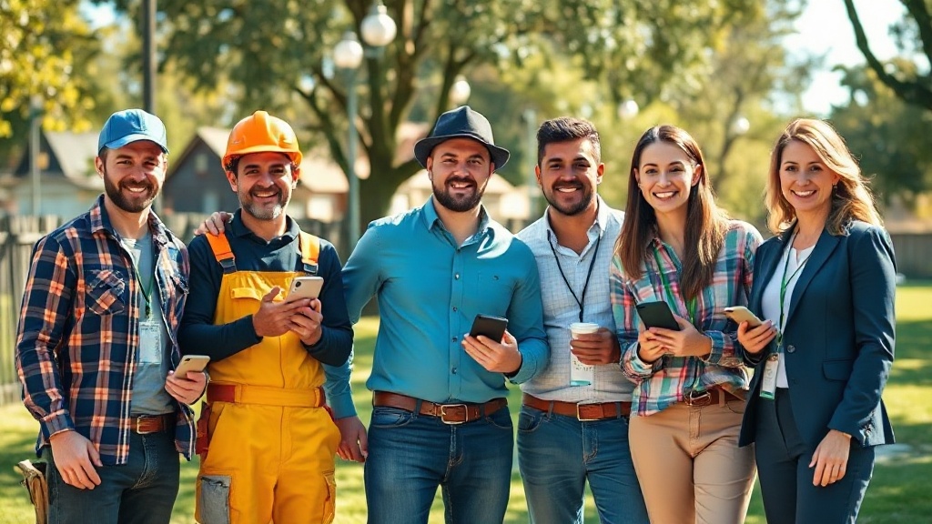Profesionales celebrando el lanzamiento de TalentLocal en España